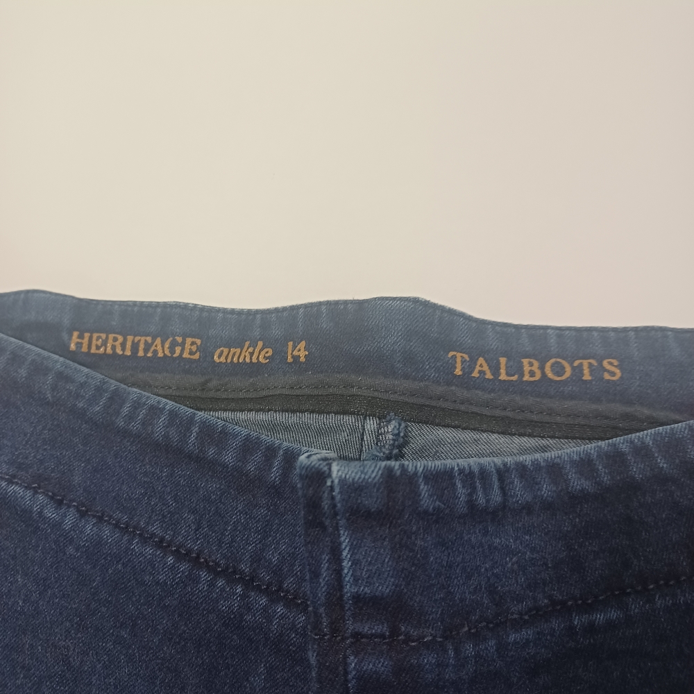 Talbots Heritage Ankle Jeans Midnight Blue - Picture 3 of 6